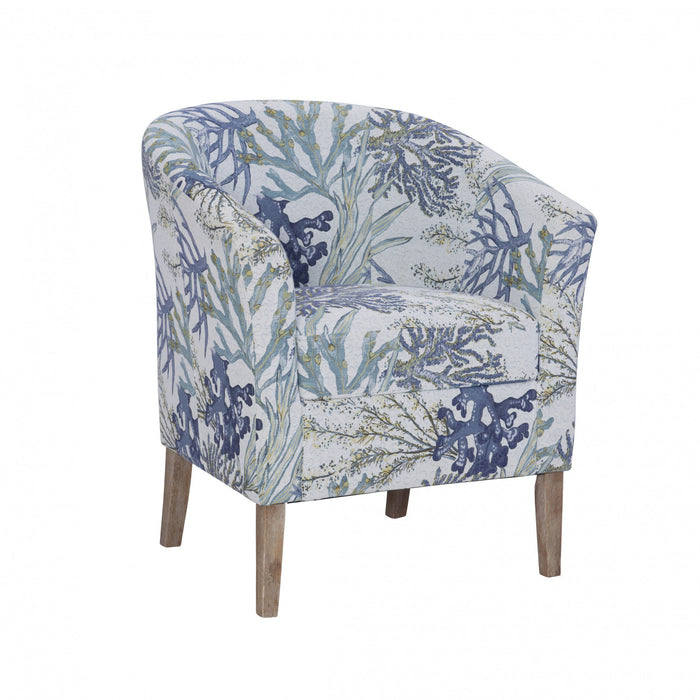 Fauteuil d’appoint Simon en tissu Oceanside - gris