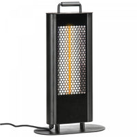 Outsunny Chauffe-terrasse Electrique Avec Eblouissement Ultra-faible Et 6 Reglages De Chaleur, Radia