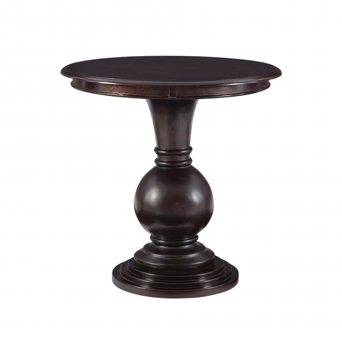 Table de bout ronde Amelia - espresso