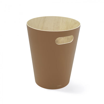 Umbra Woodrow Garbage Bin Trash Can - Sierra|Poubelle Woodrow de Umbra - sierra