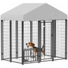 Niche D'exterieur Pour Chien Avec Gamelles, 5,9 X 4 X 6 Pi