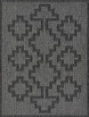 Tapis Transitionnel Esina 5'3\" x 7'0\" en Gris