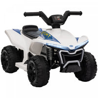 Qaba Vtt Pour Enfants, Vehicule Electrique Alimente Par Batterie 6 V Avec Vitesse Maximale De 1,6 Mp