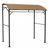 Outsunnytente Gazebo Bbq Grill 7' X 5' Avec Cadre En Acier Et Crochets
