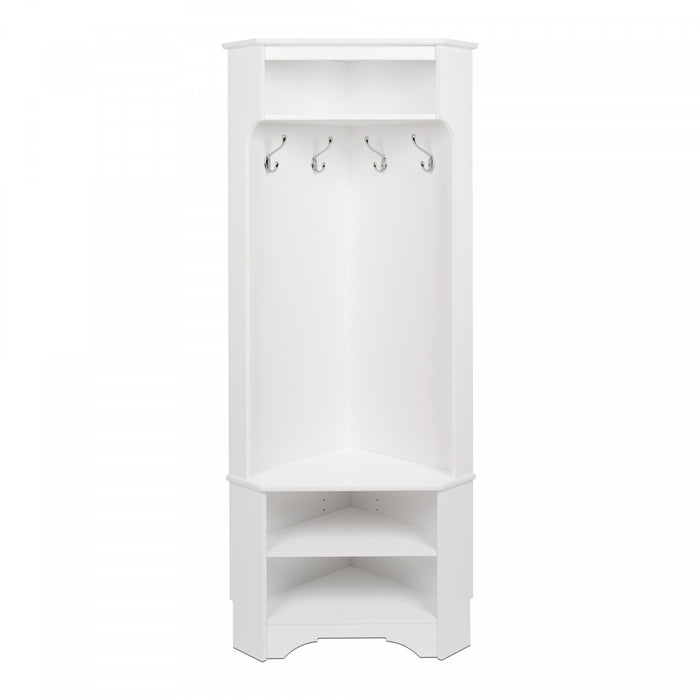 Portemanteau en coin Prepac - blanc
