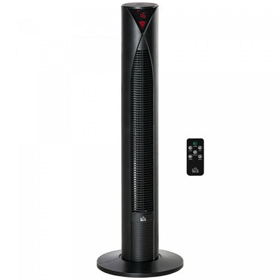Homcom 38" Oscillating Tower Fan With 12h Timer|Homcom Ventilateur Tour Oscillant 38" Avec Minuterie 12h