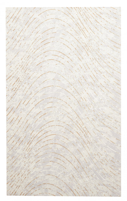 Tapis Contemporain/Moderne Sienna 5'0\" x 8'0\" en Gris