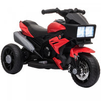 Aosom Moto Enfants Pedale Electrique Jouet 6v Alimente Par Batterie Avec Klaxon De Musique Phares Mo