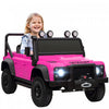 Qaba Camion Pour Enfants Electrique Sous Licence Land Rover, 12 V, Rose