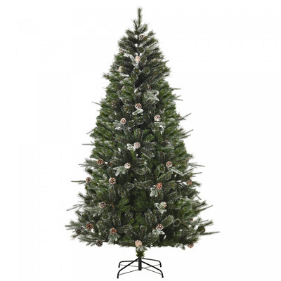 Homcom 7ft Artificial Christmas Tree With 986 Branch Tips|Homcom Arbre De Noel Artificiel De 7 Pieds Avec 986 Branches