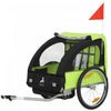Aosom Remorque Velo Enfants a 2 Places, Vert