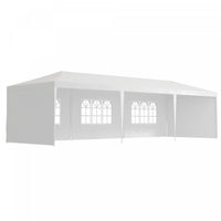 Outsunny Tente De Fete 10' X 29' Avec Parois Laterales Et Grandes Fenetres Transparentes Pour Jardin