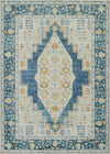 Tapis Traditionnel Kinsley 4'0\" x 6'0\" en Bleu