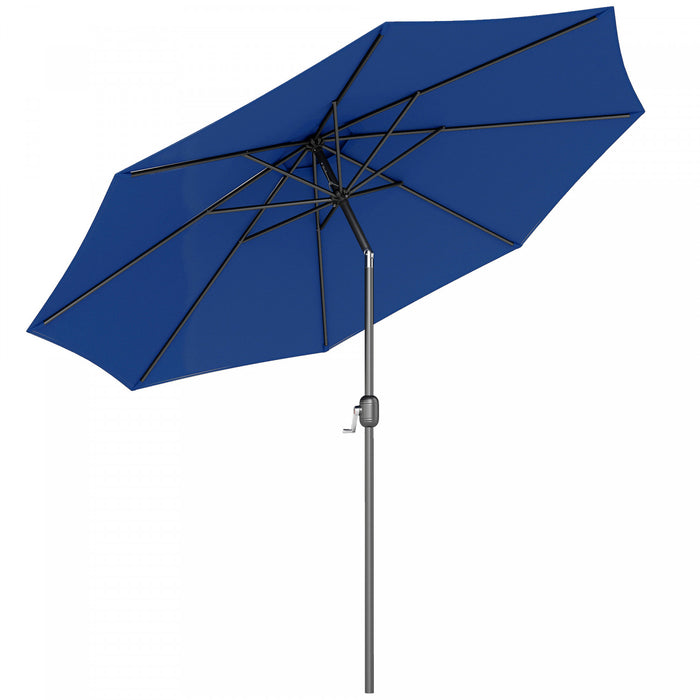 Outsunny Parasol, Bleu