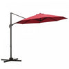Outsunny Parasol De Terrasse De 10 Pi Avec Rotation A 360°, Bordeaux