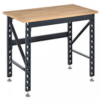 Homcom Etabli De Table En Bois Massif De 45 Po