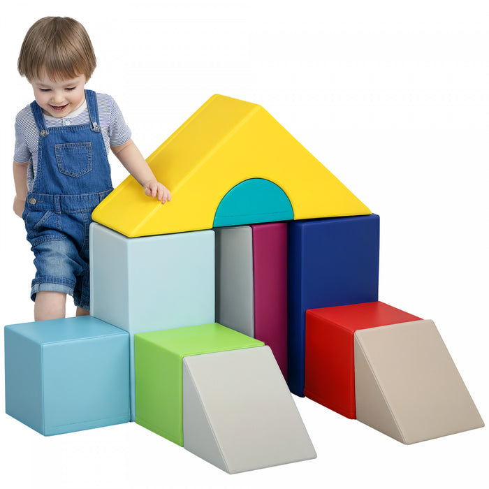 Soozier Blocs De Jeu Souples 11 Pcs Pour Enfants De 1 A 3 Ans, Multicolore