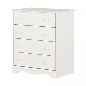 Angel Commode 4 Tiroirs - Blanc Solide