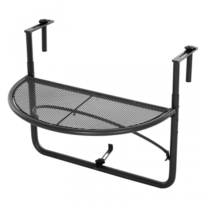 Table De Balcon Suspendue Ajustable Outsunny, Noire