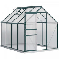 Outsunny Serre Exterieure En Polycarbonate 6' X 8' X 6.5'