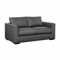 Canape Loveseat Contemporain Cleo Rembourre en Etain
