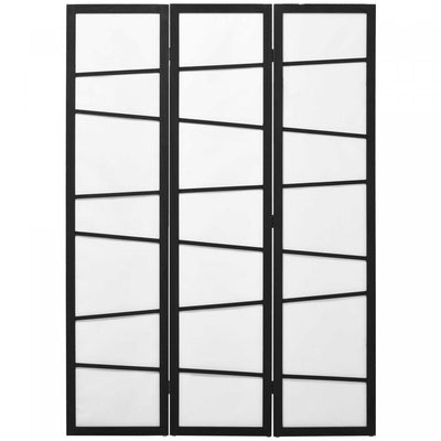 Homcom 3-panel Room Divider Folding Privacy Screen For Bedroom|Homcom Paravent De Separation Pliable A 3 Panneaux Pour Chambre