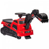 Aosom Voiture De Construction Pour Enfants 3 En 1, Rouleau Compresseur, Pelle, Bulldozer, Construction De Jeu Sans Puissance Avec Musique, Pour 18 A 48 Mois, Rouge