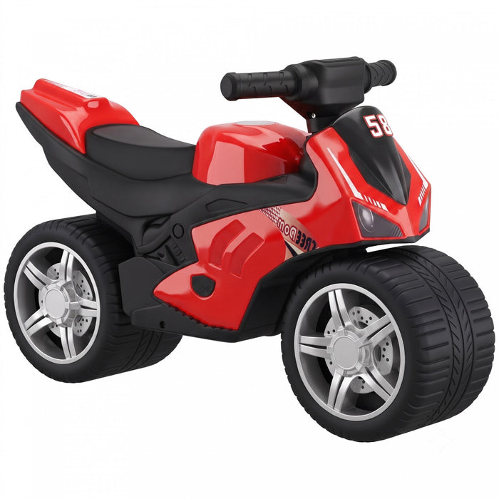 Qaba Draisienne Musicale pour Tout-Petits 18-36 Mois, Rouge