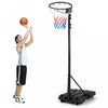 Objectif De Cerceau De Basket-ball Reglable De 8,5 A 10 Pieds Avec Pratique De Tir De Roue De Base A Remplissage