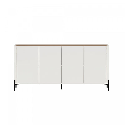 Abbey Modern 67" Sideboard in Maple and Off White | Buffet moderne Abbey 67" en erable et blanc casse