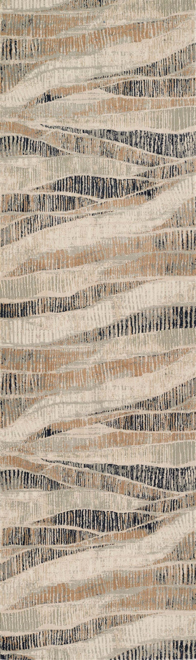 Briar Contemporary 2'2" x 7'7" Runner Rug in Grey Indoor Area Rug | Tapis Contemporain Briar 2'2" x 7'7" en Gris