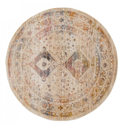 Ethel Traditional 5'0" x Area Rug in Multi Indoor Area Rug | Tapis Traditionnel Ethel 5'0" x en Multi