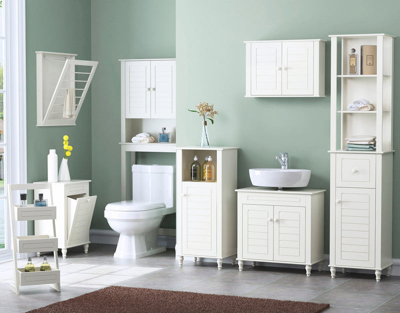 Armoire décorative de rangement Signa I - blanche