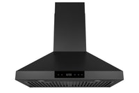 Chef 30-in Convertible Matte Black Wall-Mounted Range Hood