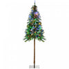 Homcom Sapin De Noel Artificiel 6' Enneige Avec Lumieres Led