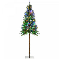Homcom Sapin De Noel Artificiel 6' Enneige Avec Lumieres Led