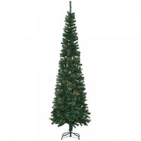 Homcom Sapin De Noel Artificiel En Forme De Crayon De 7.5ft