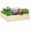 Outsunny 46'' X 46'' Jardiniere En Bois Carre Potager Lit Sureleve Jardin Patio Terrasse Bois De Sapin Naturel