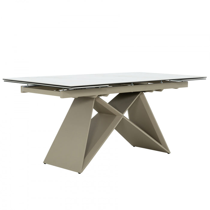 Table de salle a manger rectangulaire extensible Wrenley de 71 a 102 po (6 a 8 places)