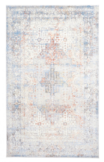 Leila Ivory Rug 5'0" x 8'0" | Tapis Traditionnel Leila 5'0" x 8'0" en Ivoire