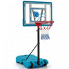 Costway Pool Basketball Hoop 3.8-4.4 Ft Basketballgoal Systeme Reglable En Bord De Piscine