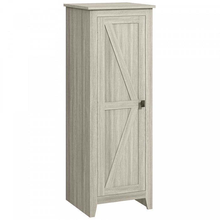 HOMCOM Garde-manger de cuisine autoportant, armoire de rangement, gris