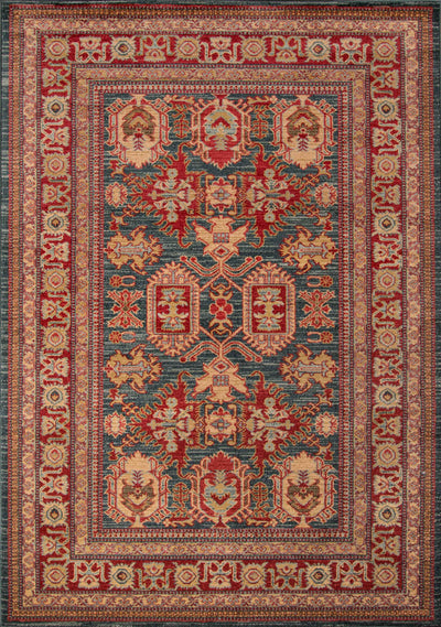 Lena Traditional 9'3" x 12'6" Area Rug in Blue Indoor Area Rug | Tapis Traditionnel Lena 9'3" x 12'6" en Bleu