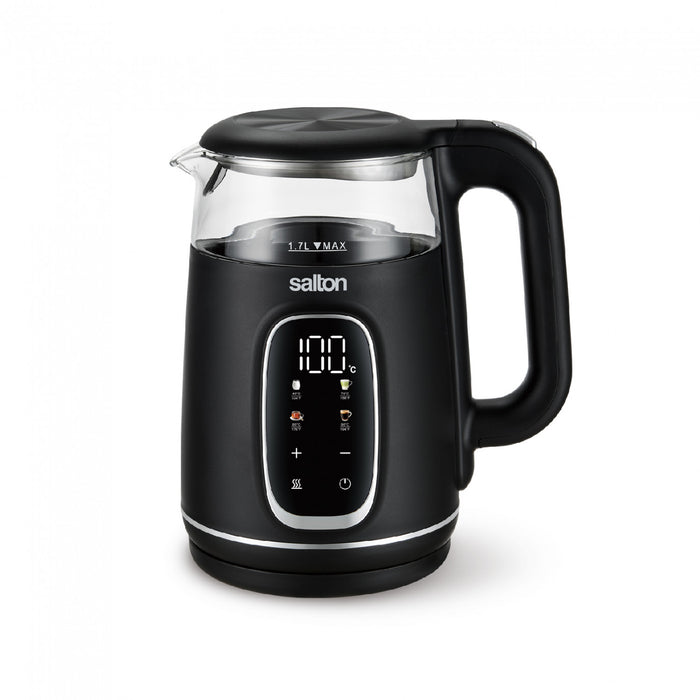 Bouilloire tactile numerique en verre Salton - 1,7 L