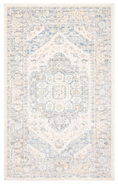 Bijara Blue Area Rug - 8'0" X 10'0"  | Carpette Bijara bleue - 8 pi 0 po x 10 pi 0 po