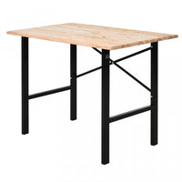 Homcom Table D'etabli En Bois De Sapin Haute Stabilite