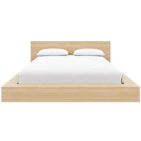 Kanso Lit a Plateforme Basse avec Tete de Lit