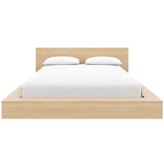 Kanso Lit a Plateforme Basse avec Tete de Lit