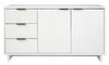 Buffet moderne Granville 55\" en blanc