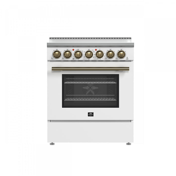 Cuisiniere electrique blanche Paolo 30 po, 4,38 pi³ - FFSEL6011-30WHT